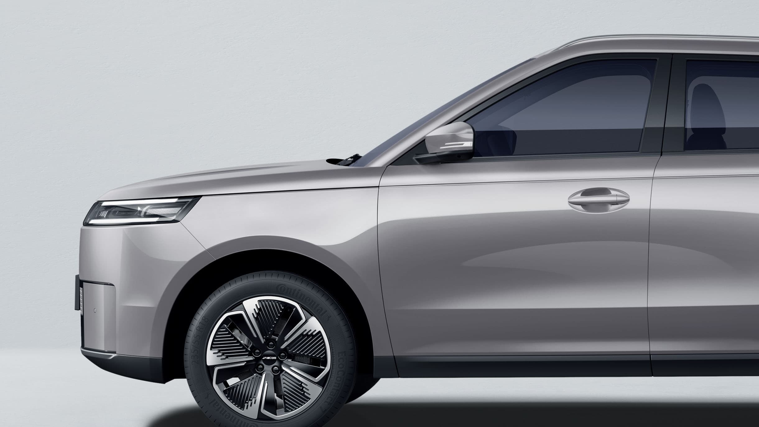 JAECOO J5 EV elbil crossover fra siden