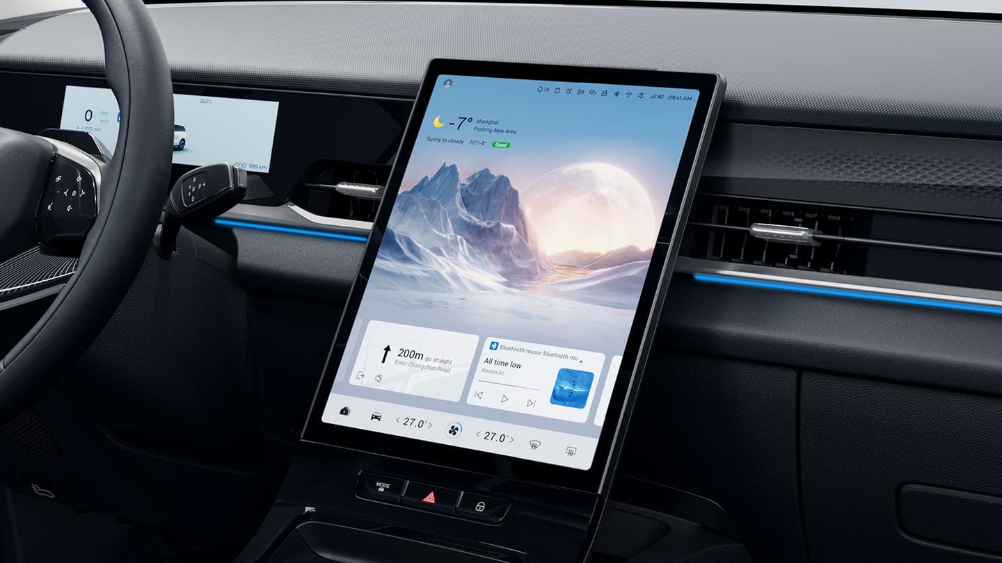 Få nem og intuitiv navigation med JAECOO J5 EV