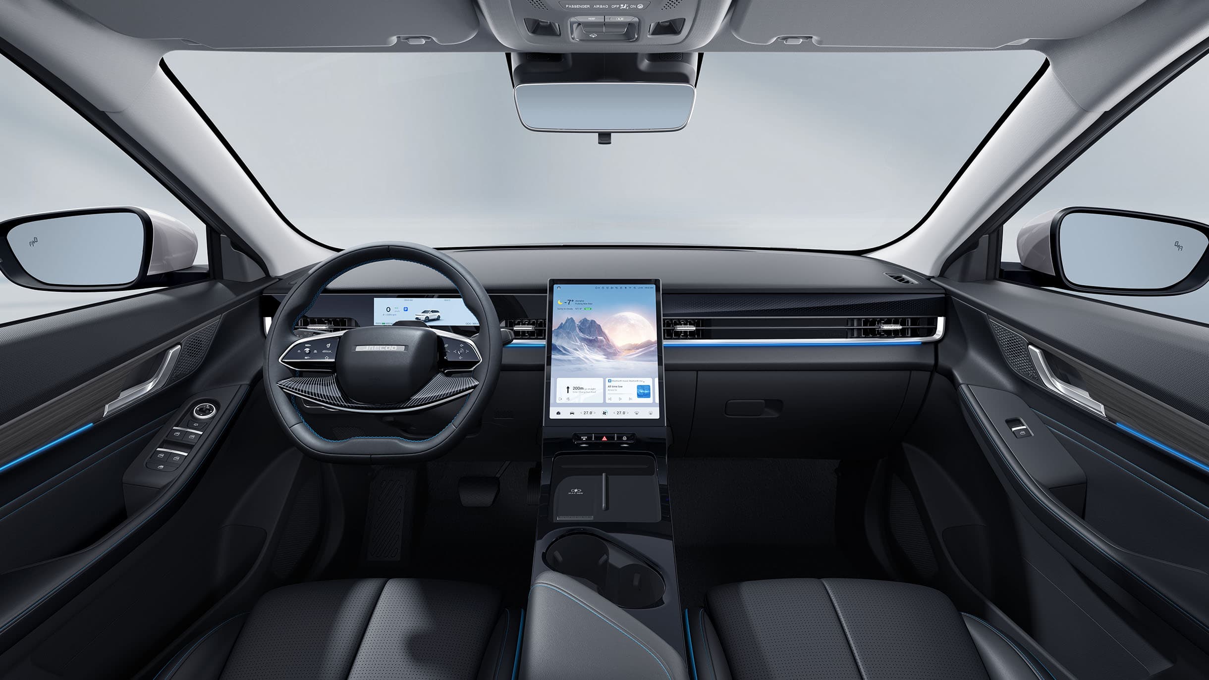 JAECOO J5 EV med lækkert interiør til attraktive priser