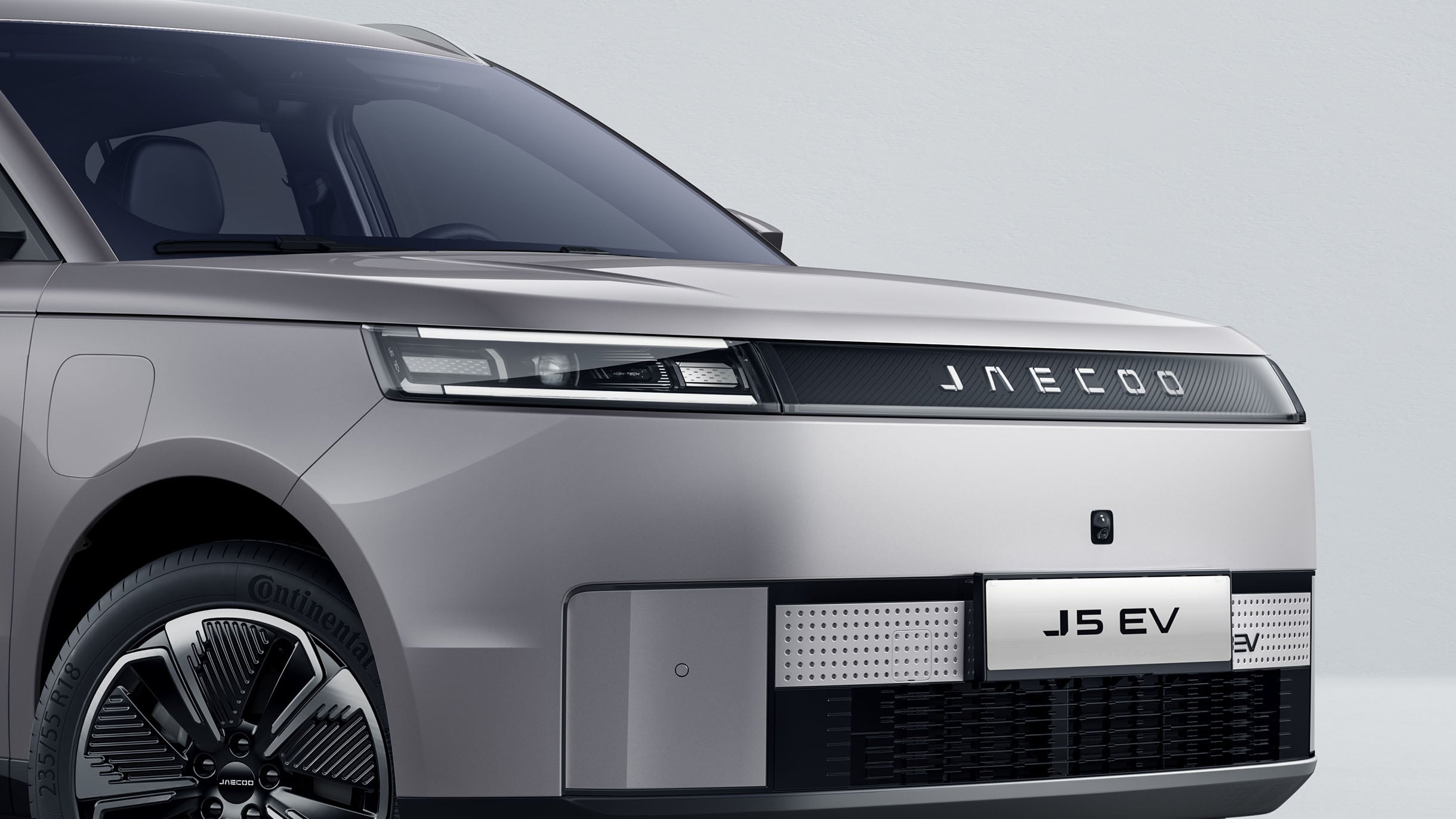 JAECOO J5 EV elbil front fra siden
