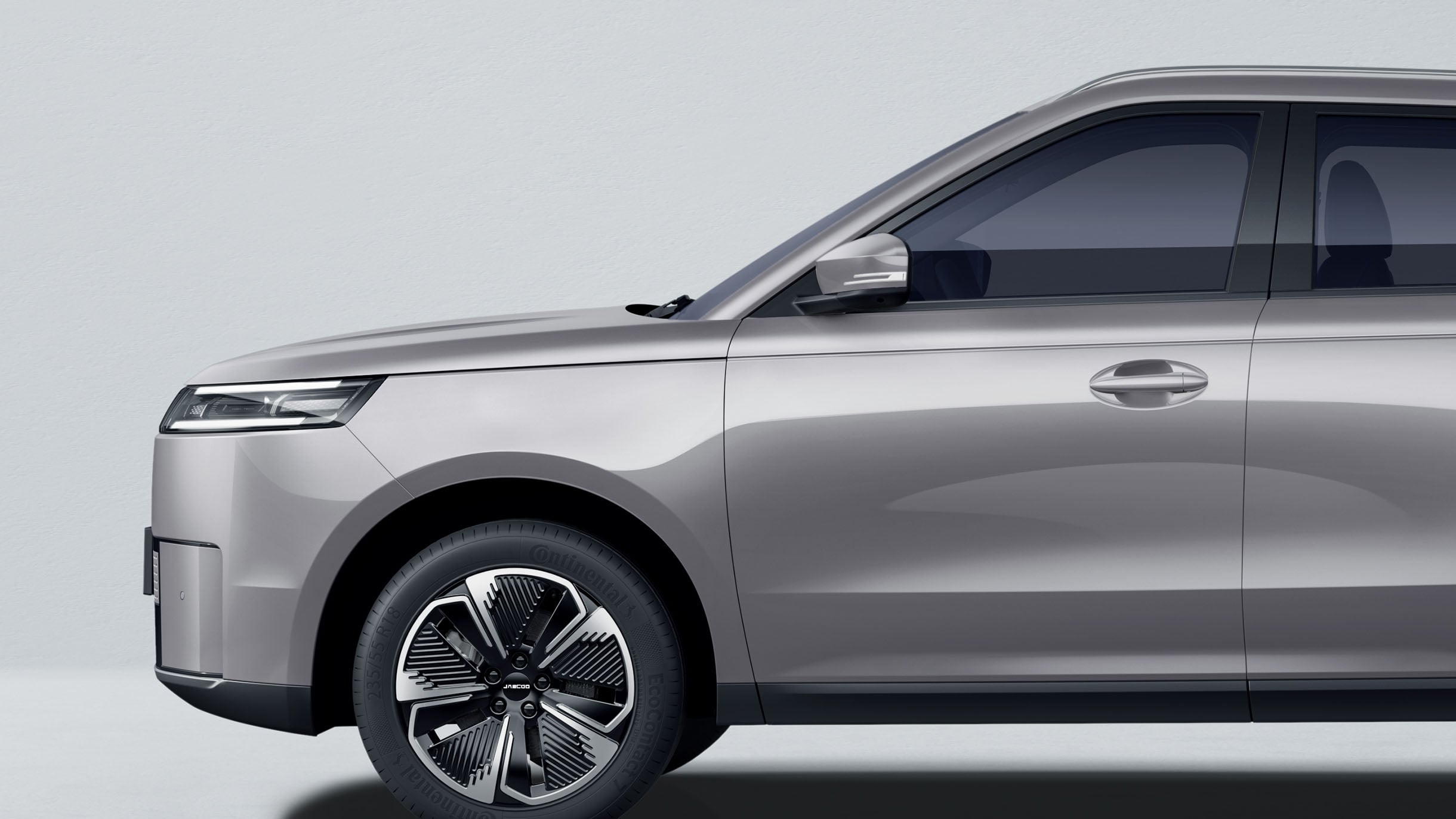 JAECOO J5 EV elbil crossover fra siden