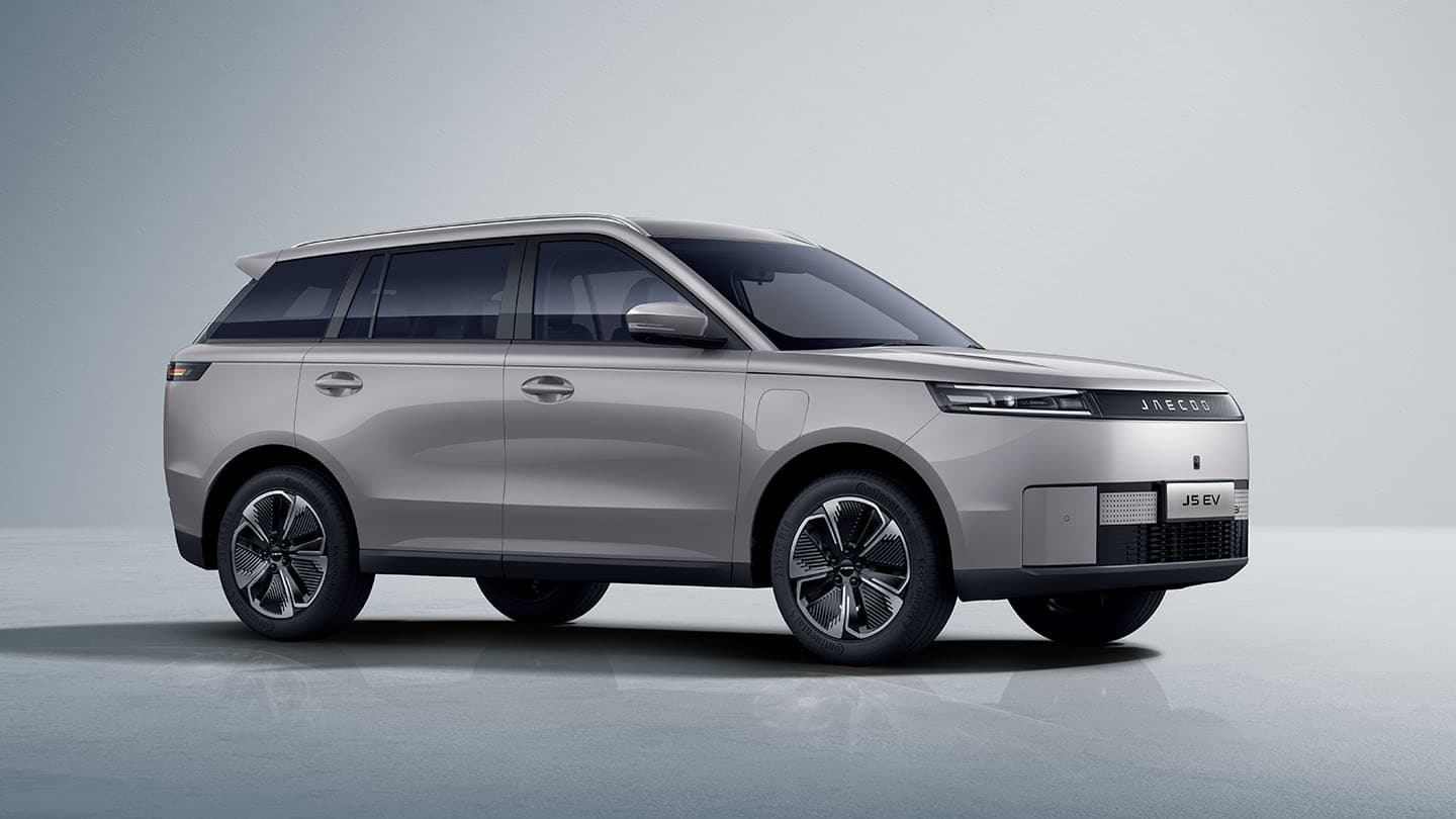 JAECOO elbil vist i zircon grey